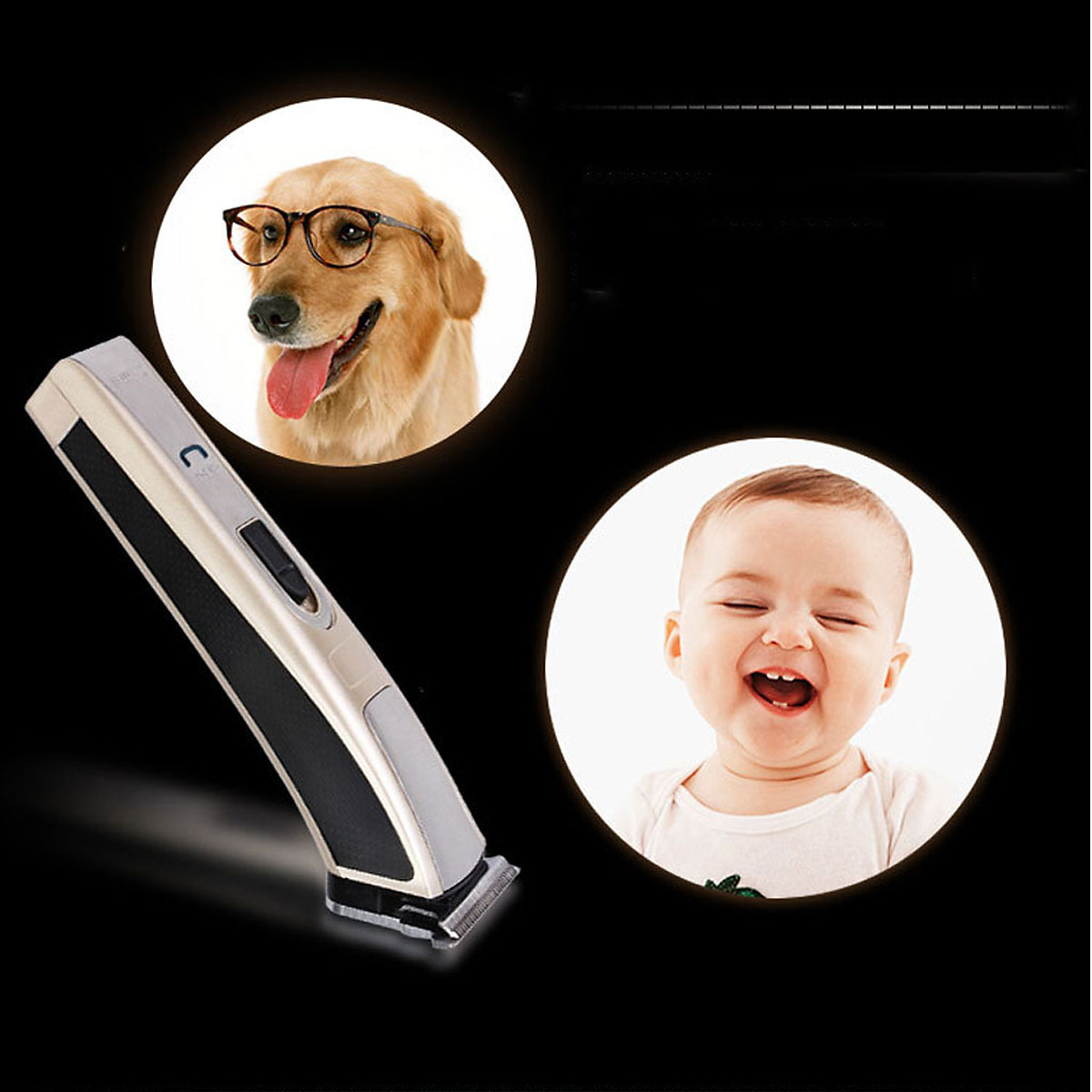 Tông Đơ Cắt Tóc Chuyên Nghiệp Kemei 5017, Công Suất 5W, Lưỡi Cắt Titatium, Động Cơ Hạn Chế Tiếng Ồn - Hàng chính hãng