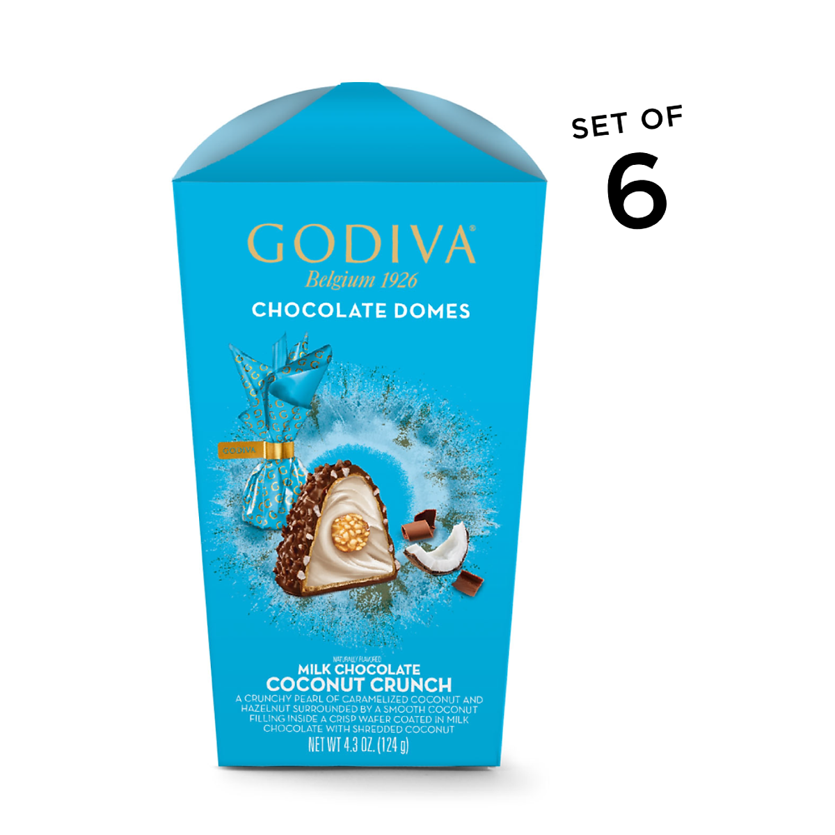 Mua Chocolate GODIVA ngon nhất thế giới Domes Hộp 6 cái vị Milk