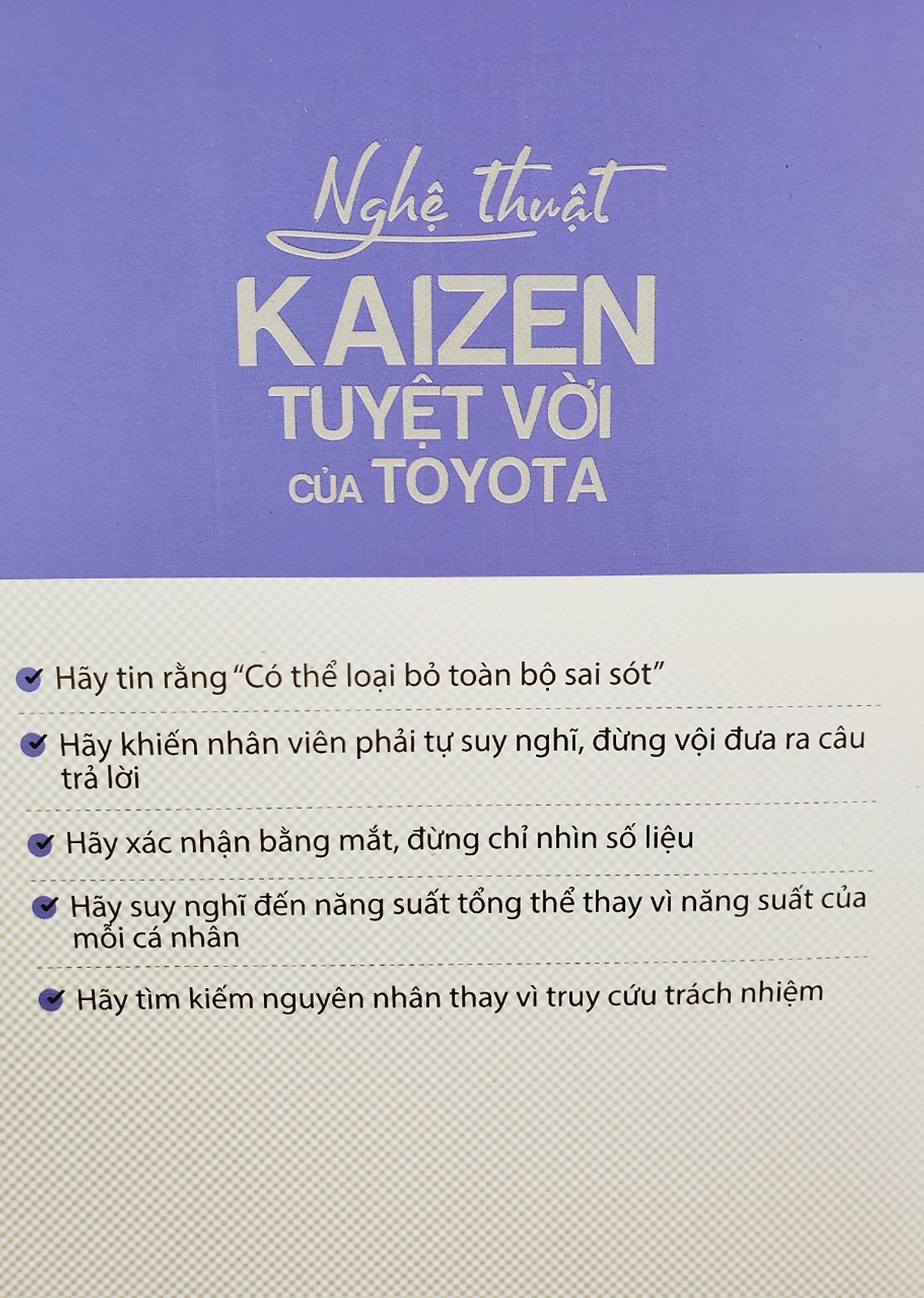 Nghệ Thuật KAIZEN Tuyệt Vời Của TOYOTA