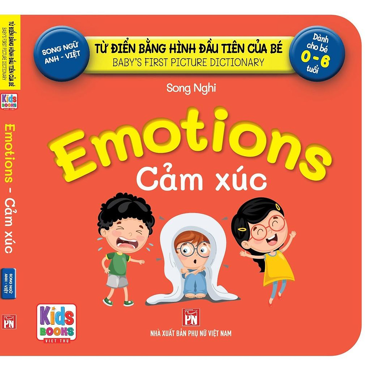 Sách - Baby'S First Picture Dictionary - Từ Điển Bằng Hình Đầu Tiên Của Bé - Cảm xúc - Emotions (Bìa Cứng)