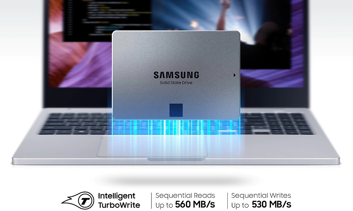 Ổ cứng gắn trong SSD Samsung 870 QVO 1TB | 2TB 2.5 inch SATA 3 - Hàng chính hãng