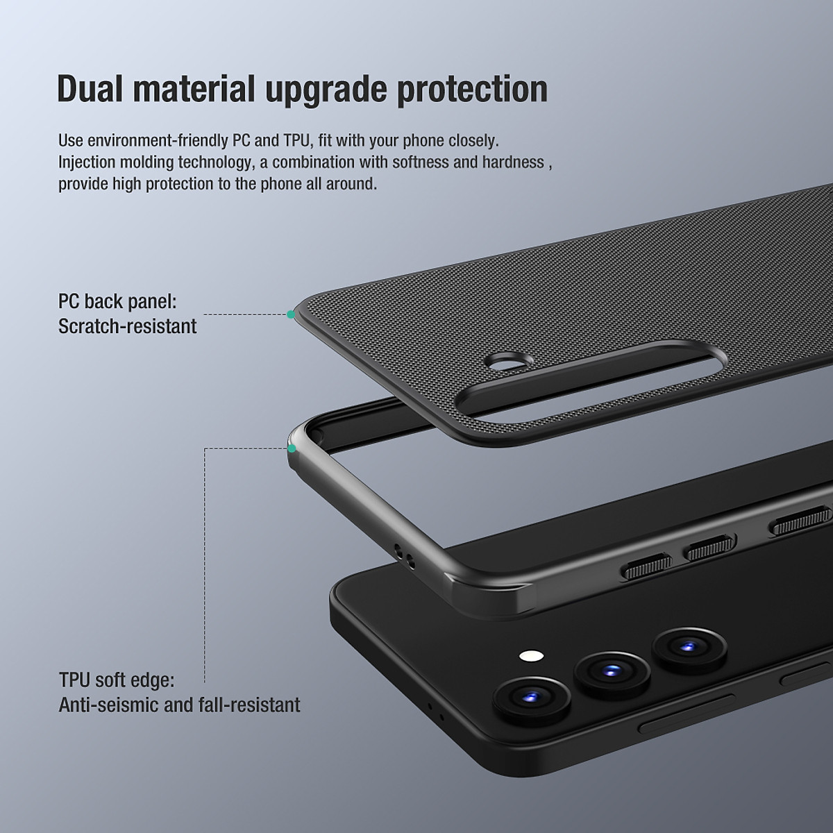 Ốp lưng Galaxy S24 Plus Nillkin Frosted Shield - hàng chính hãng