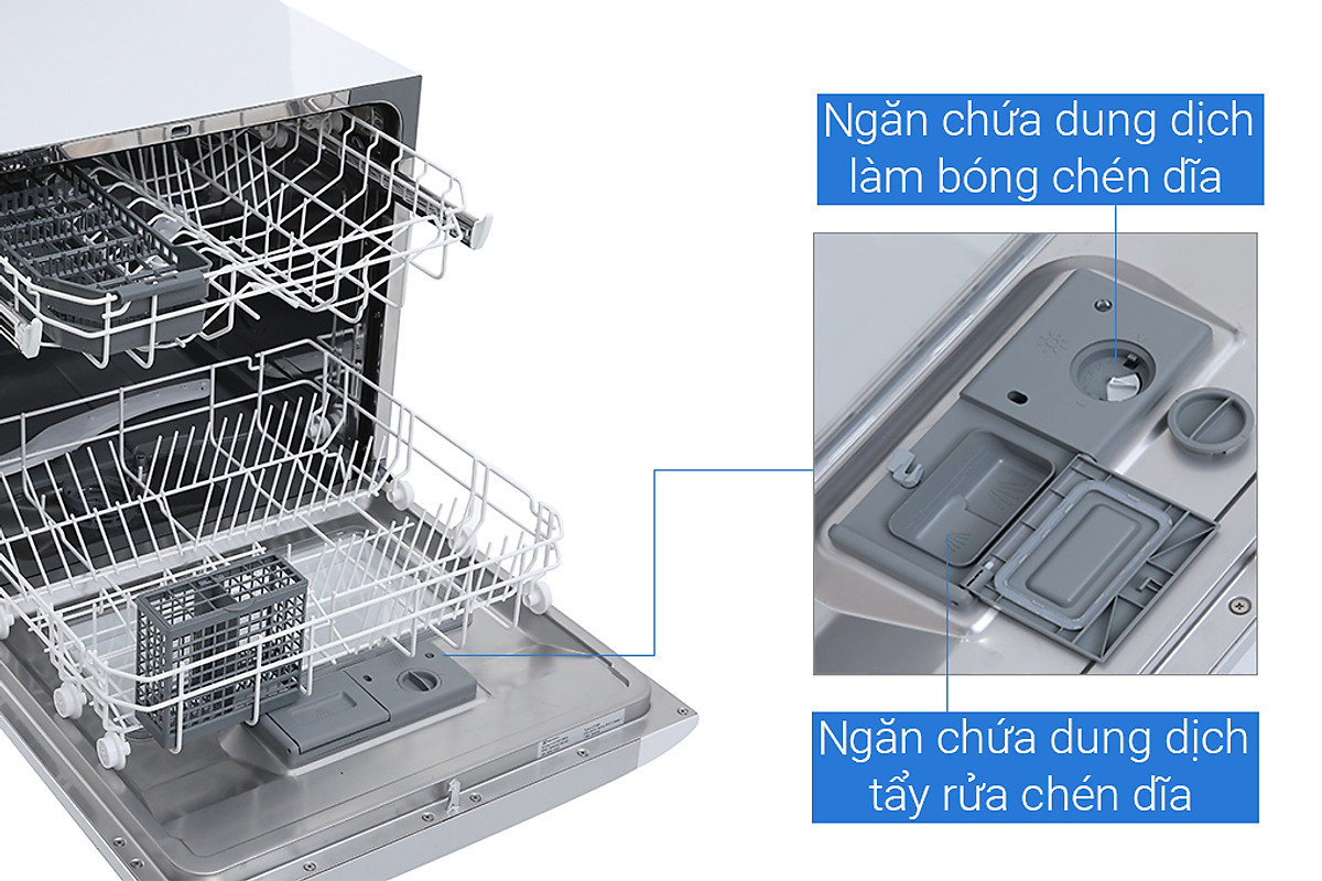 Máy rửa chén Electrolux ESF6010BW 1480W(HÀNG CHÍNH HÃNG)