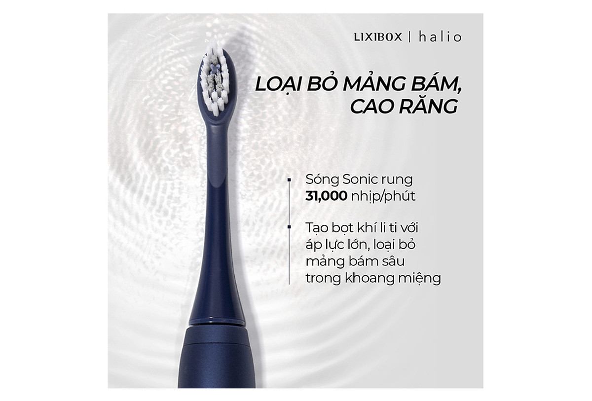 Bàn Chải Điện Halio Sonic Whitening Toothbrush Pro