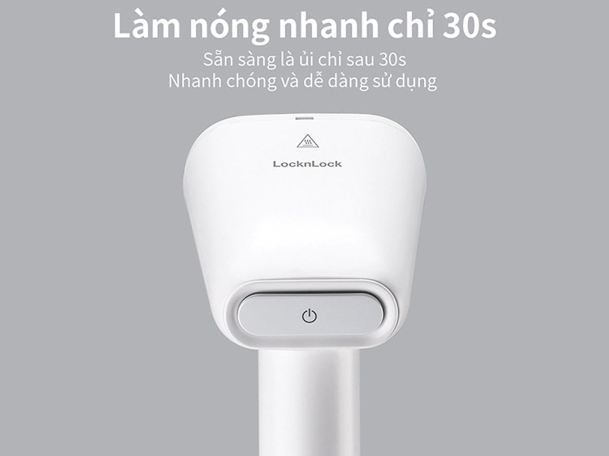 Bàn ủi hơi nước cầm tay Lock&Lock ENI223WHT 1600W - Hàng chính hãng