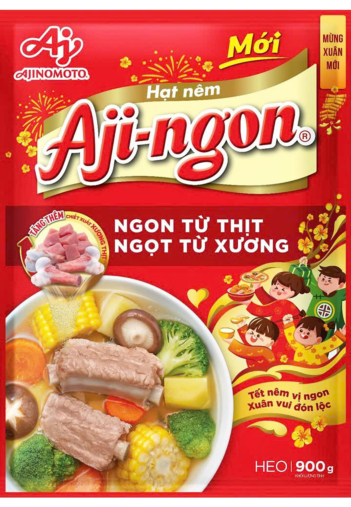 Hạt Nêm Aji-ngon Heo 900g