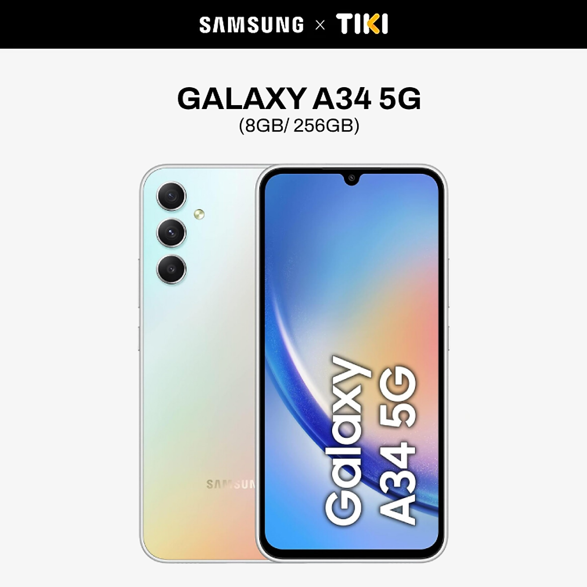 Điện thoại Samsung Galaxy A34 5G (8GB/256GB) - Đã kích hoạt bảo hành điện tử Hàng chính hãng