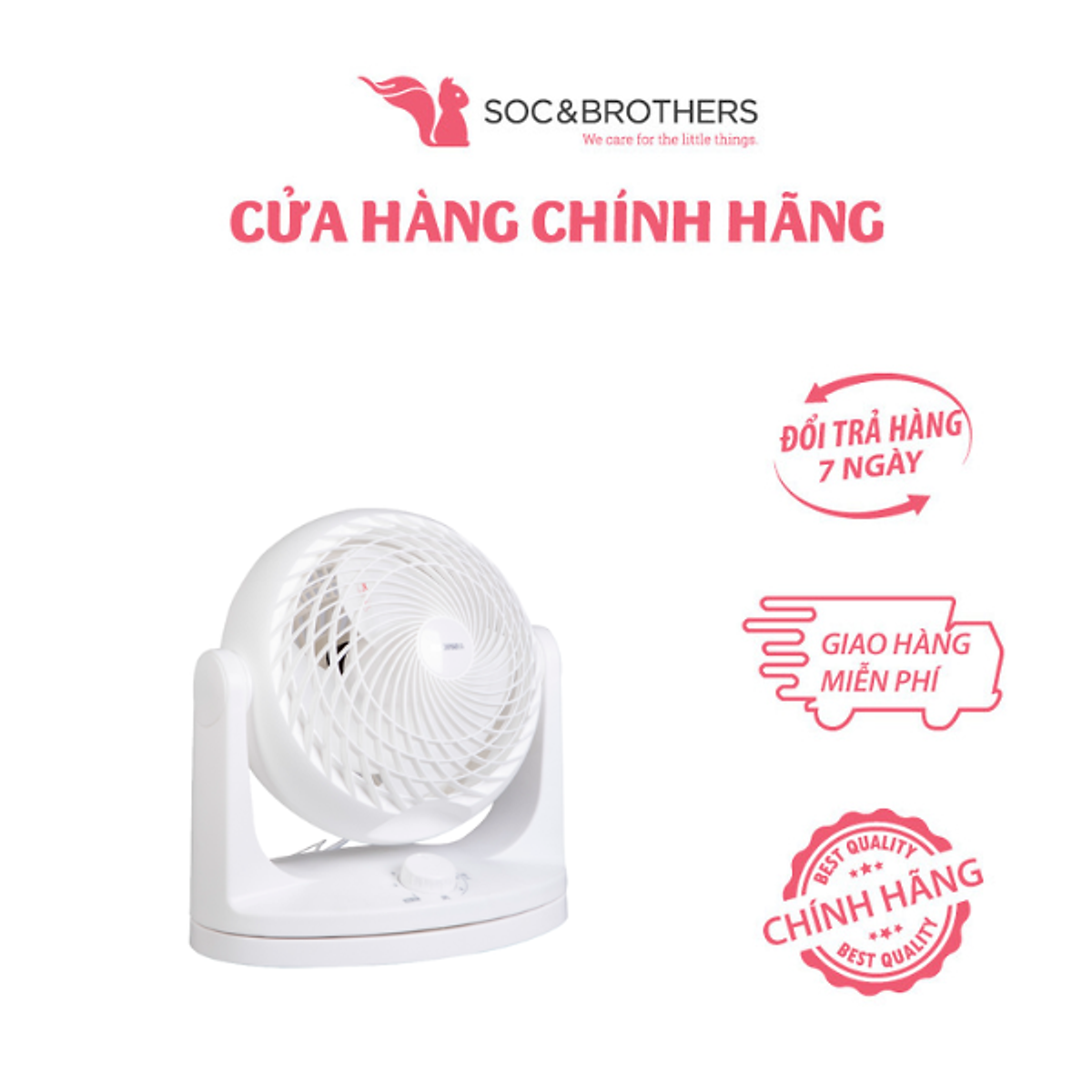 Hàng chính hãng Quạt đối lưu không khí Iris Ohyama PCF-HEK18