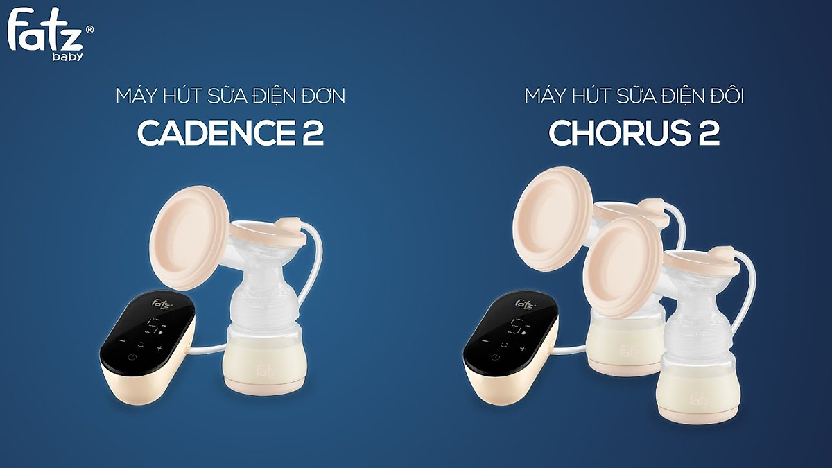 MÁY HÚT SỮA ĐIỆN ĐÔI FATZ BABY - CHORUS 2 - FB1182MX