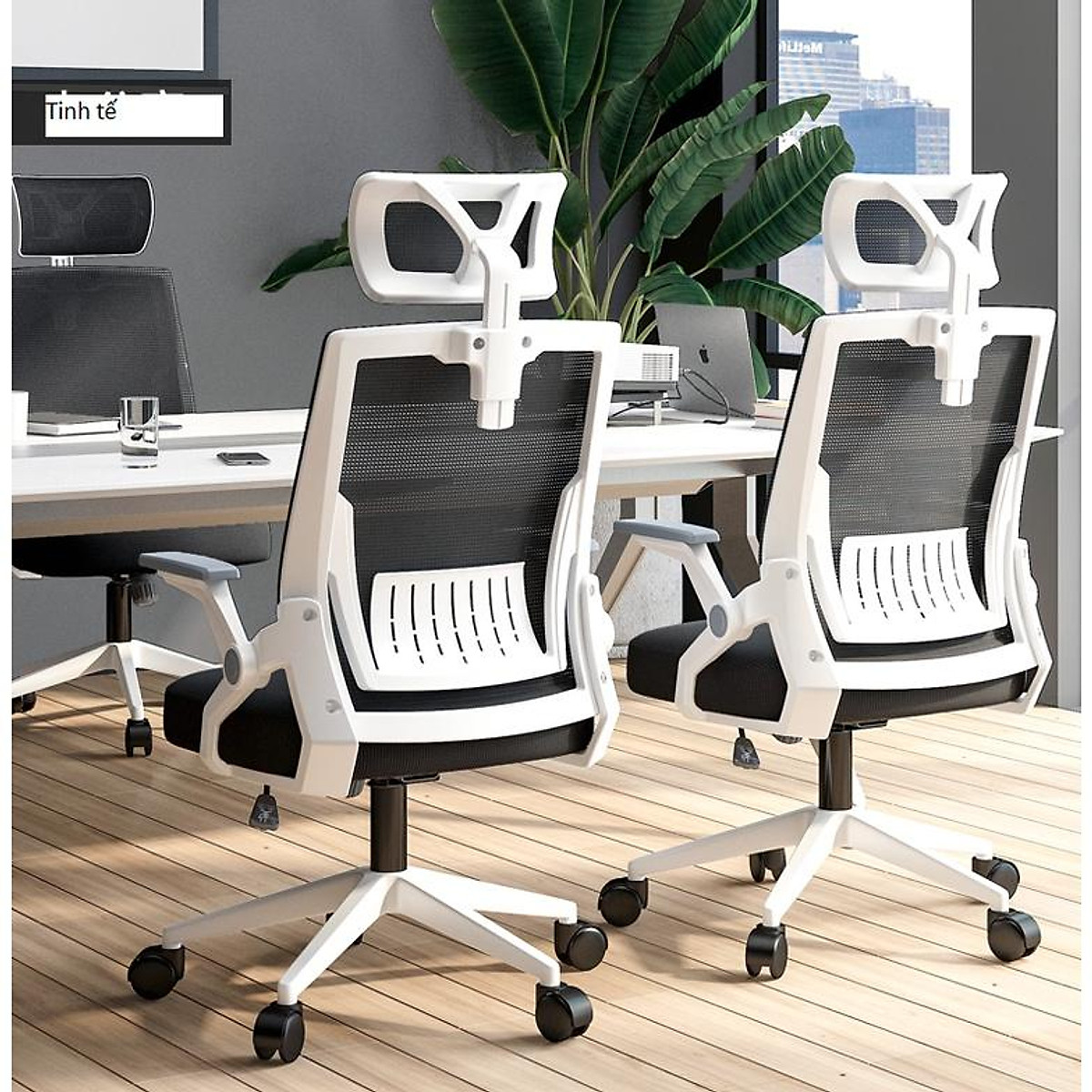 Ghế làm việc Văn phòng xoay 360 độ điều chỉnh độ cao, có tựa gáy, giúp Ghế Làm Việc Văn Phòng Xoay 360 Độ Điều Chỉnh Độ Cao, Có Tựa Gáy, Giúp