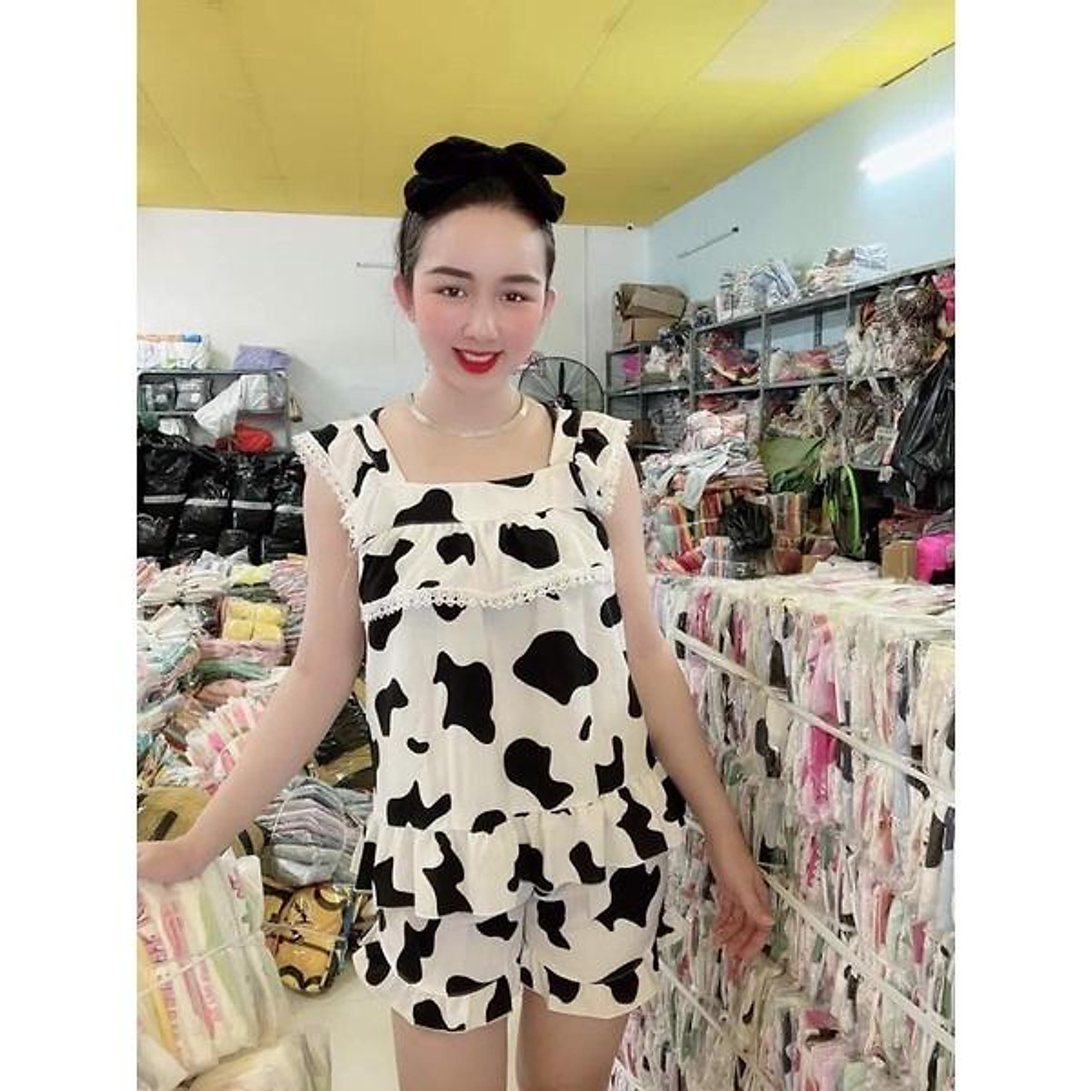 SET BỘ BÒ PHỐI REN BÁNH BÈO