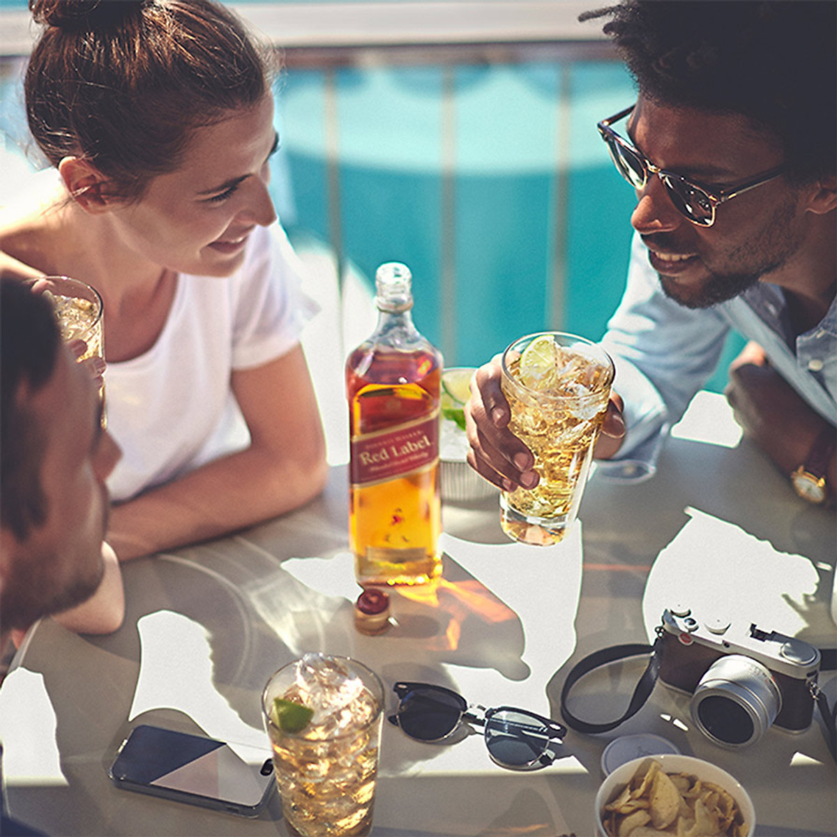 {Freeship 50K} Rượu Blended Whisky Johnnie Walker Red Label 40% 750Ml [Không hộp]