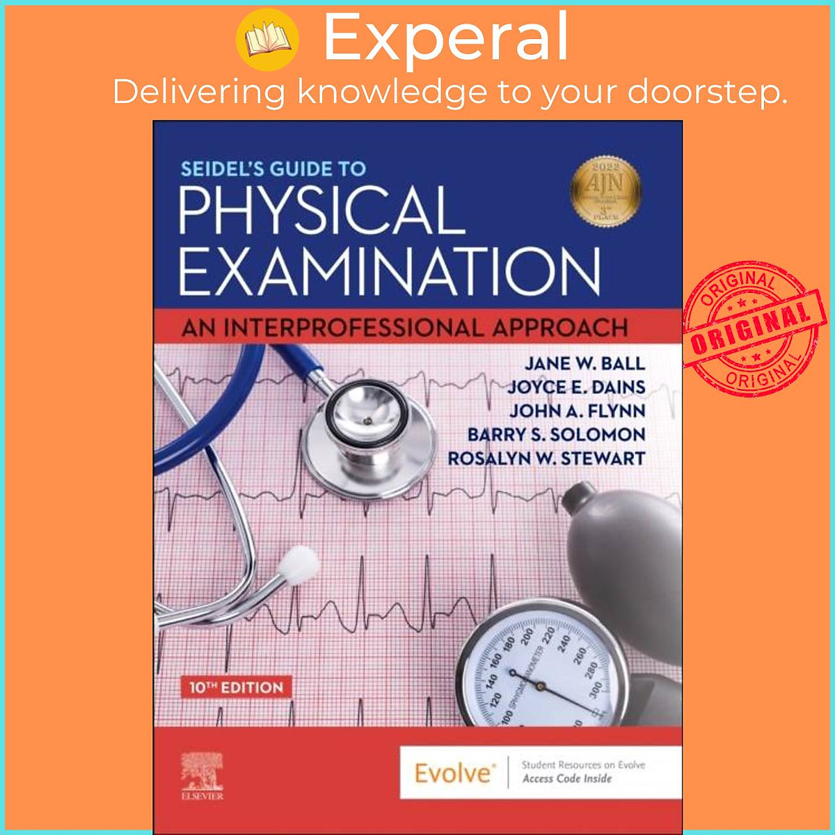 Sách - Seidel's Guide to Physical Examination - An Interprofessional Approach by Jane W. Ball (UK edition, hardcover)