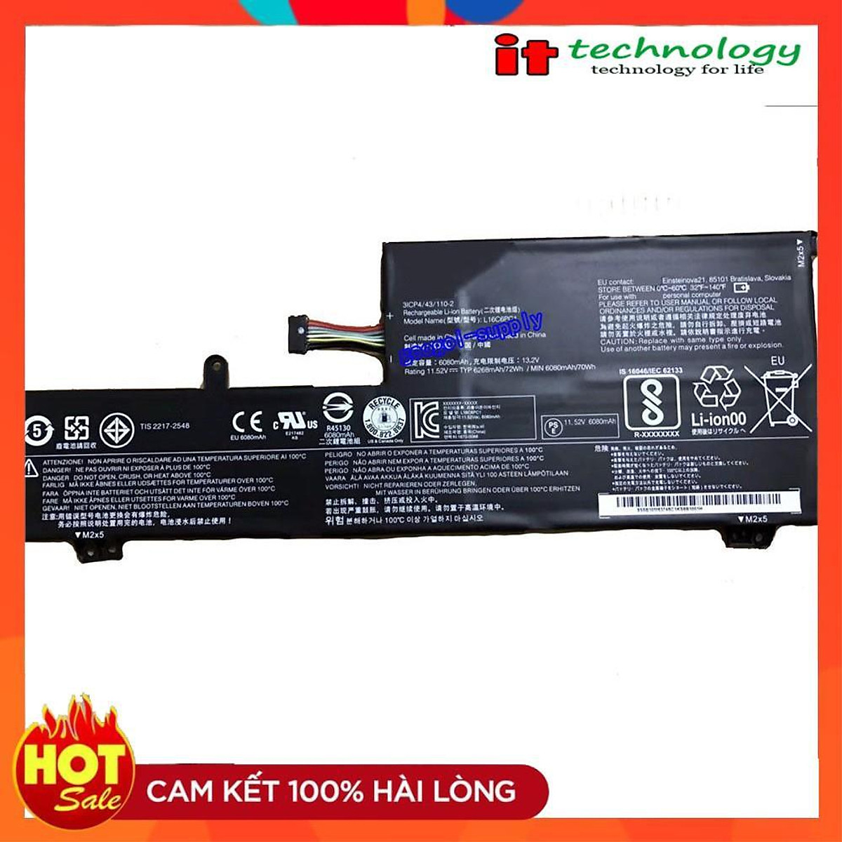 Pin battery Dùng Cho Lenovo Yoga 720 720-15 720-15Ikb L16C6PC1 L16M6PC1 3ICP4/43/110- Pin battery Dùng Cho Lenovo Yoga 720 720-15 720-15Ikb L16C6PC1 L16M6PC1 3ICP4/43/110-