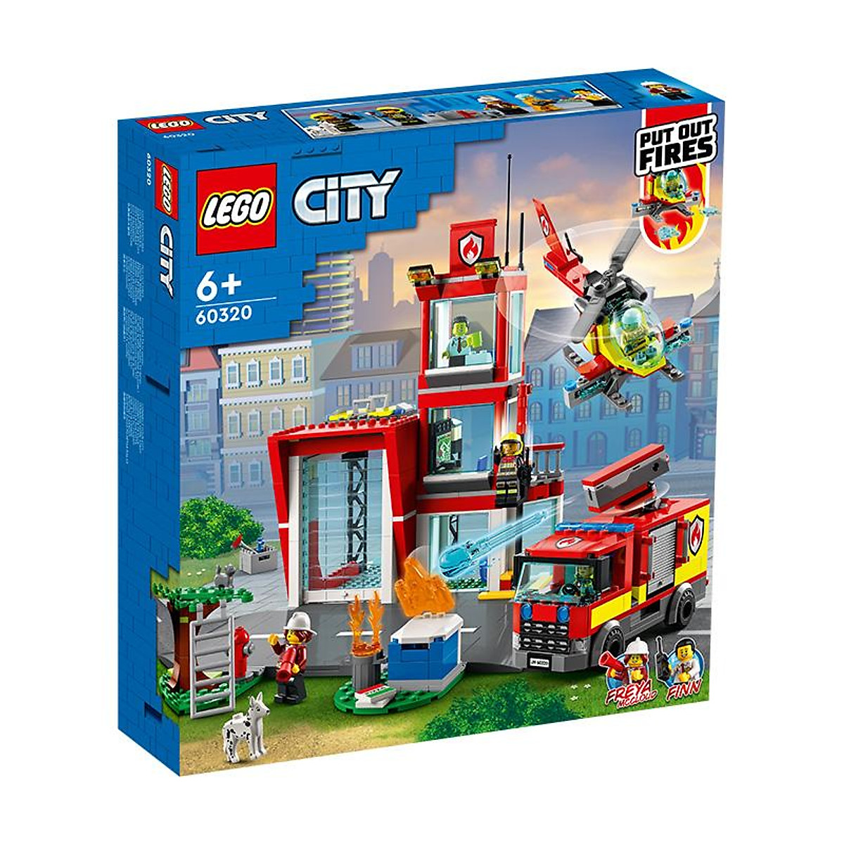 Đồ Chơi LEGO CITY Trạm Cứu Hỏa 60320 - Lắp ghép, Xếp hình