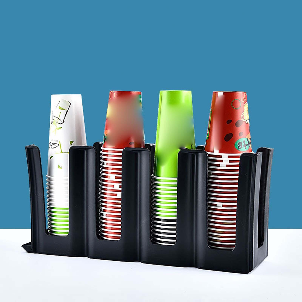 Throwaway Paper Cup Dispenser Storage Coffee Restaurant Tabletop Cup Holder