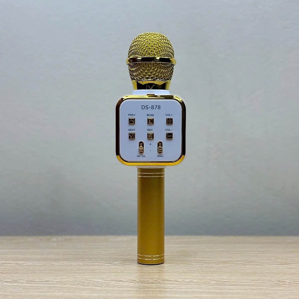 Micro Karaoke Bluetooth kèm loa kết nối điện thoại, máy tính bảng Hát Không Dây, Nghe Nhạc, Hỗ Trợ Kết Nối Thẻ Nhớ, USB Pin sạc - Hàng Chính Hãng