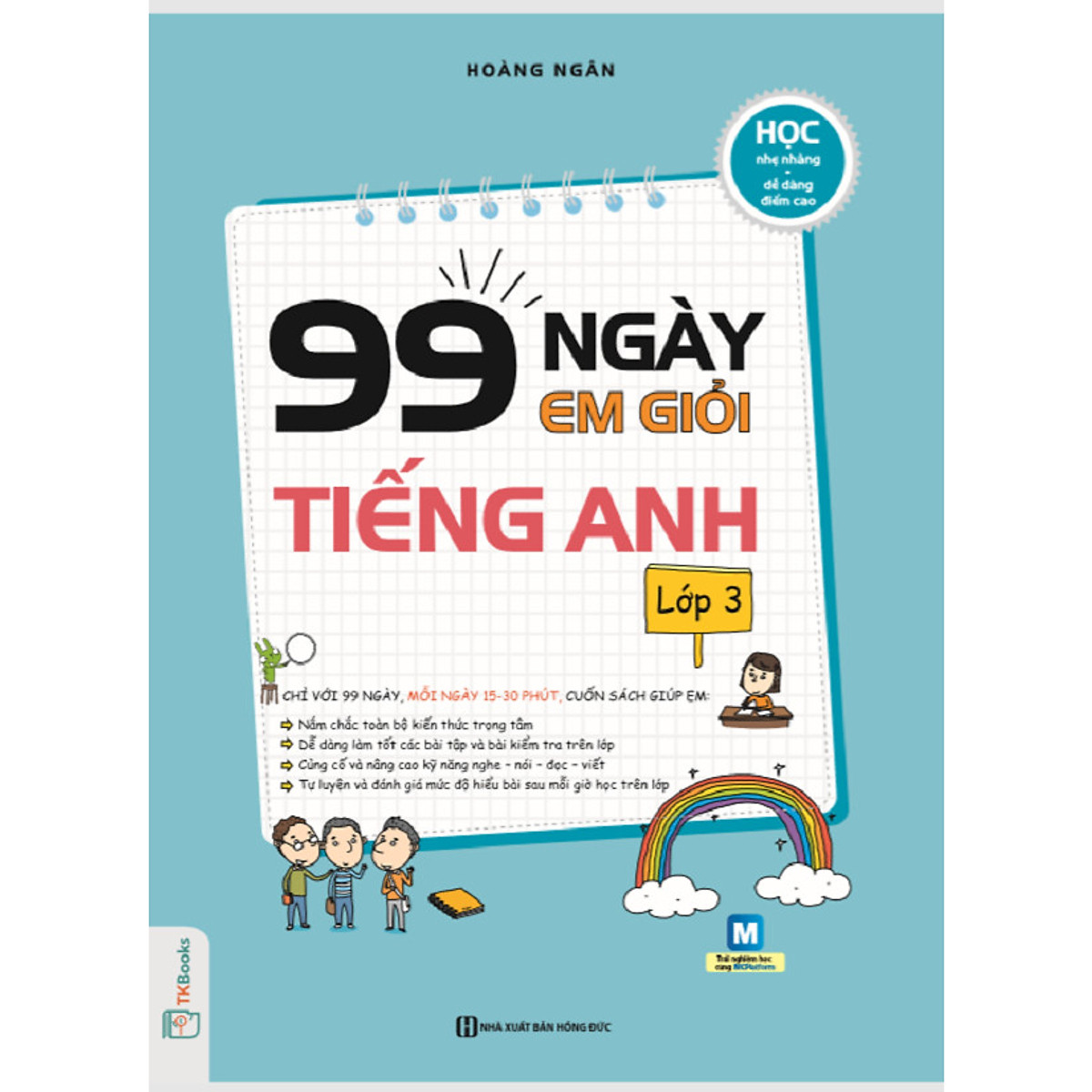 99 Ngày Em Giỏi Tiếng Anh Lớp 3 (Tặng Truyện Cổ Tích Song Ngữ Anh - Việt Cho Bé)