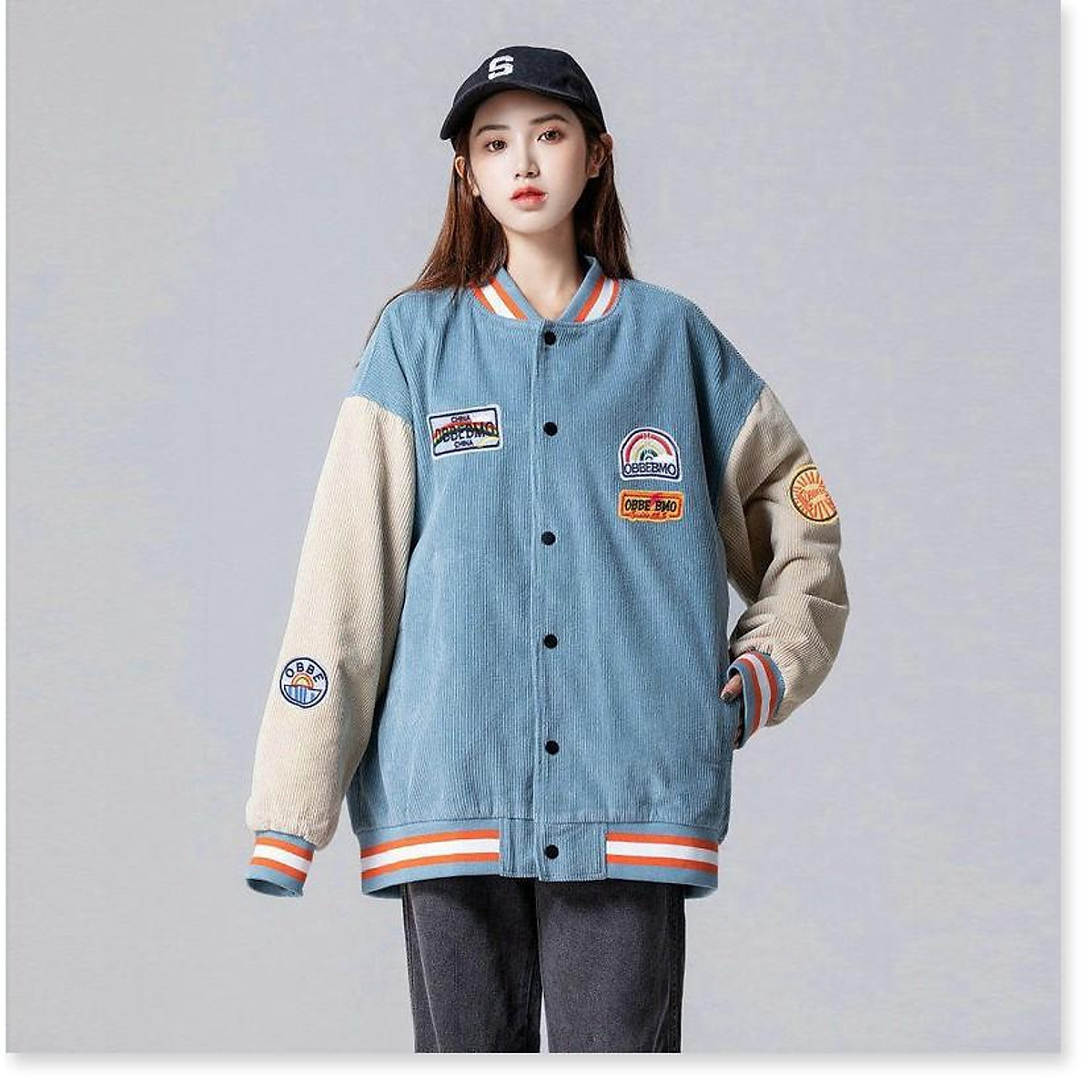 ÁO KHOÁC BOMBER , ÁO KHOÁC NHUNG BOMBER NỮ CỰC XINH BAO ĐẸP - TÔN DÁNG PHONG CÁCH HÀN QUỐC Áo Khoác Bomber , Áo Khoác Nhung Bomber Nữ Cực Xinh Bao Đẹp - Tôn Dáng Phong Cách Hàn Quốc