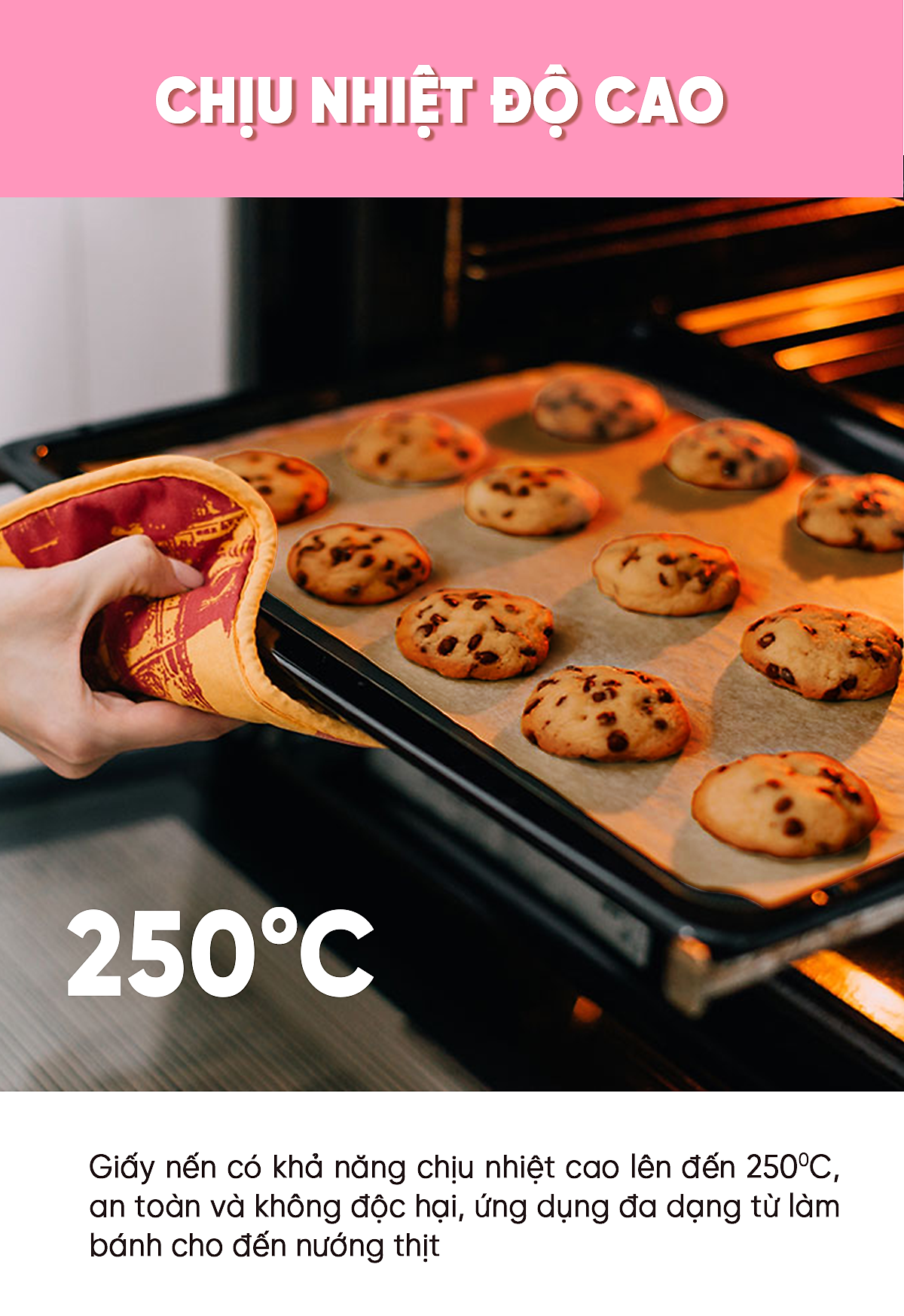Giấy Nến 2 Mặt Lót Nồi Chiên, Nướng Bánh, Giấy Lót Chống Dính 30cm x 30cm (50 Tờ/Hộp)