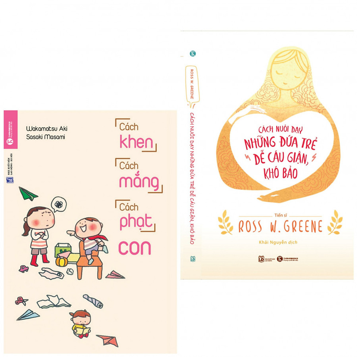 Combo 2 Cuốn Sách Làm Cha Mẹ: Cách Khen, Cách Mắng, Cách Phạt Con + Cách Nuôi Dạy Những Đứa Trẻ Dễ Cáu Giận, Khó Bảo (tặng kèm bookmark thiết kế) 