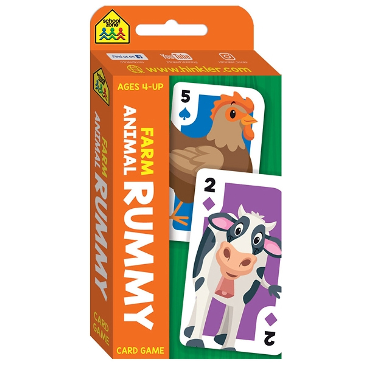Mua School Zone Farm Animal Rummy Flash Card Game tại Nhà sách Fahasa Mua School Zone Farm Animal Rummy Flash Card Game tại Nhà sách Fahasa