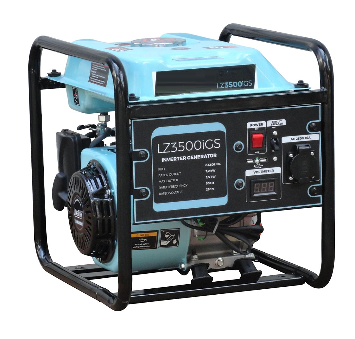 Máy Phát Điện Biến Tần Inverter Dùng Xăng Công Suất 3.5 kW LZ3500iGS - Hàng Nhập Khẩu Thái Lan