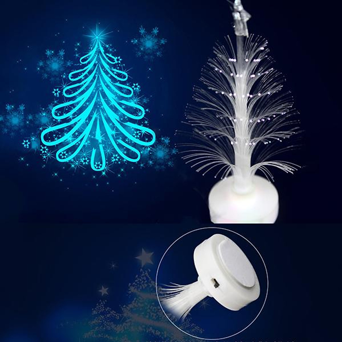 Mua Colorful LED Fiber Optic Christmas Tree Light For Festival ...