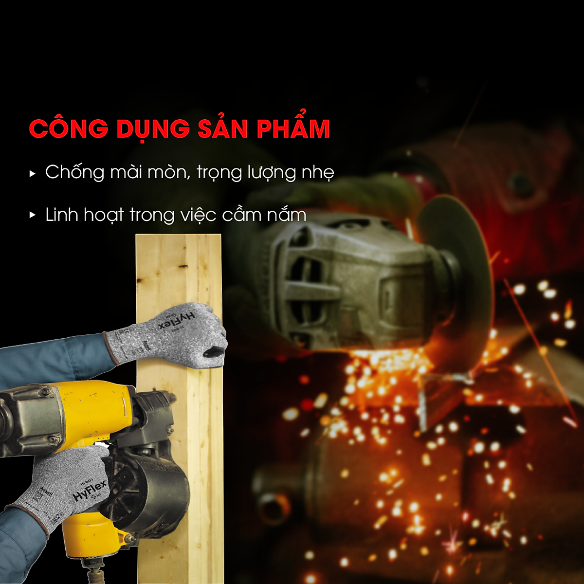 Găng tay làm vườn - Găng Tay Chống Cắt Ansell 11-801 Cấp Độ 1 - Chống Đâm Xuyên, Giặt Và Tái Sử Dụng