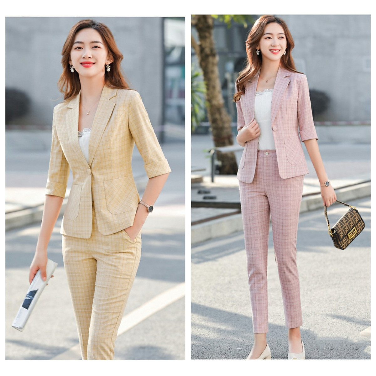 Bộ vest nữ mùa hè  Thời Trang Daily