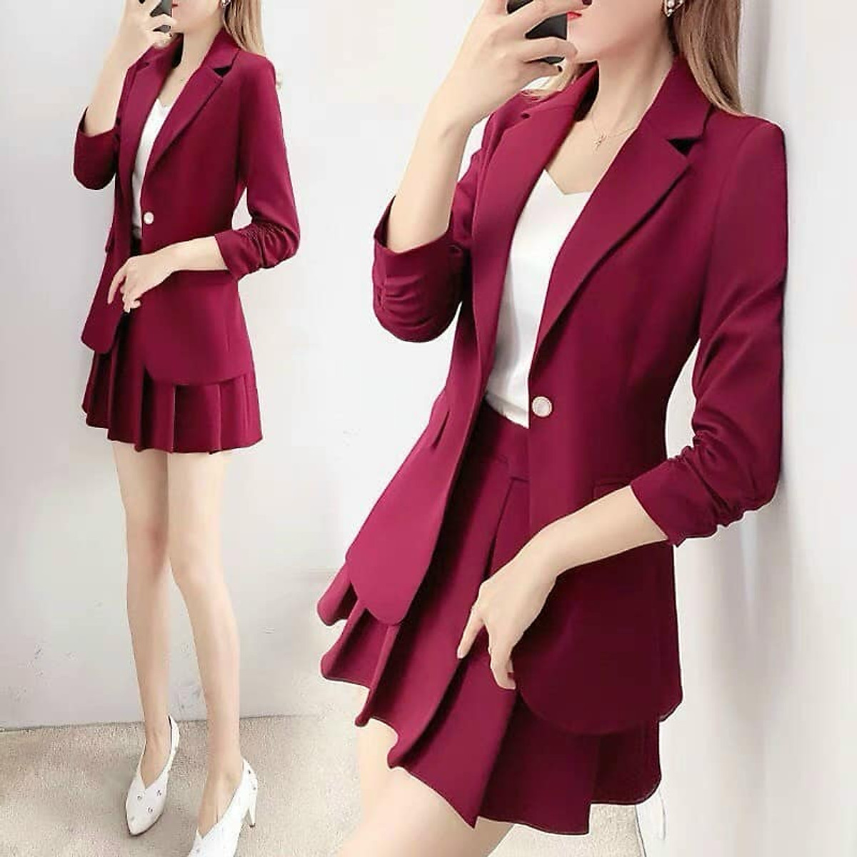 Top 100 ảnh về áo vest khoác ngoài váy  daotaonec