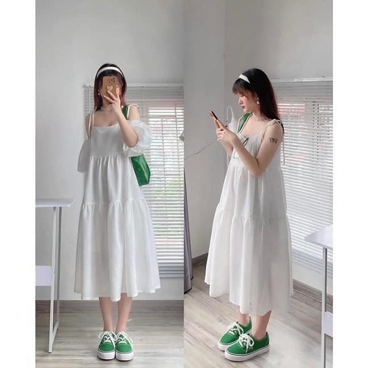 Premier Fabric Váy dài tay linen babydoll phối ren LOVEKIDSVN Vietnamese Children Clothing Brands #30 Premier Fabric Váy dài tay linen babydoll phối ren LOVEKIDSVN Vietnamese Children Clothing Brands