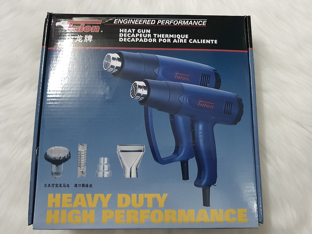 Máy khò nhiệt, máy thổi nóng 2000W Talon TH8623B, hàng xịn chính hãng - Hàng chính hãng