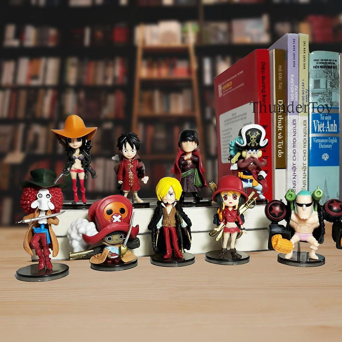 Mua Figure Mô Hình Nhân Vật One Piece Team Luffy Chibi ( Full Bộ 9 ...