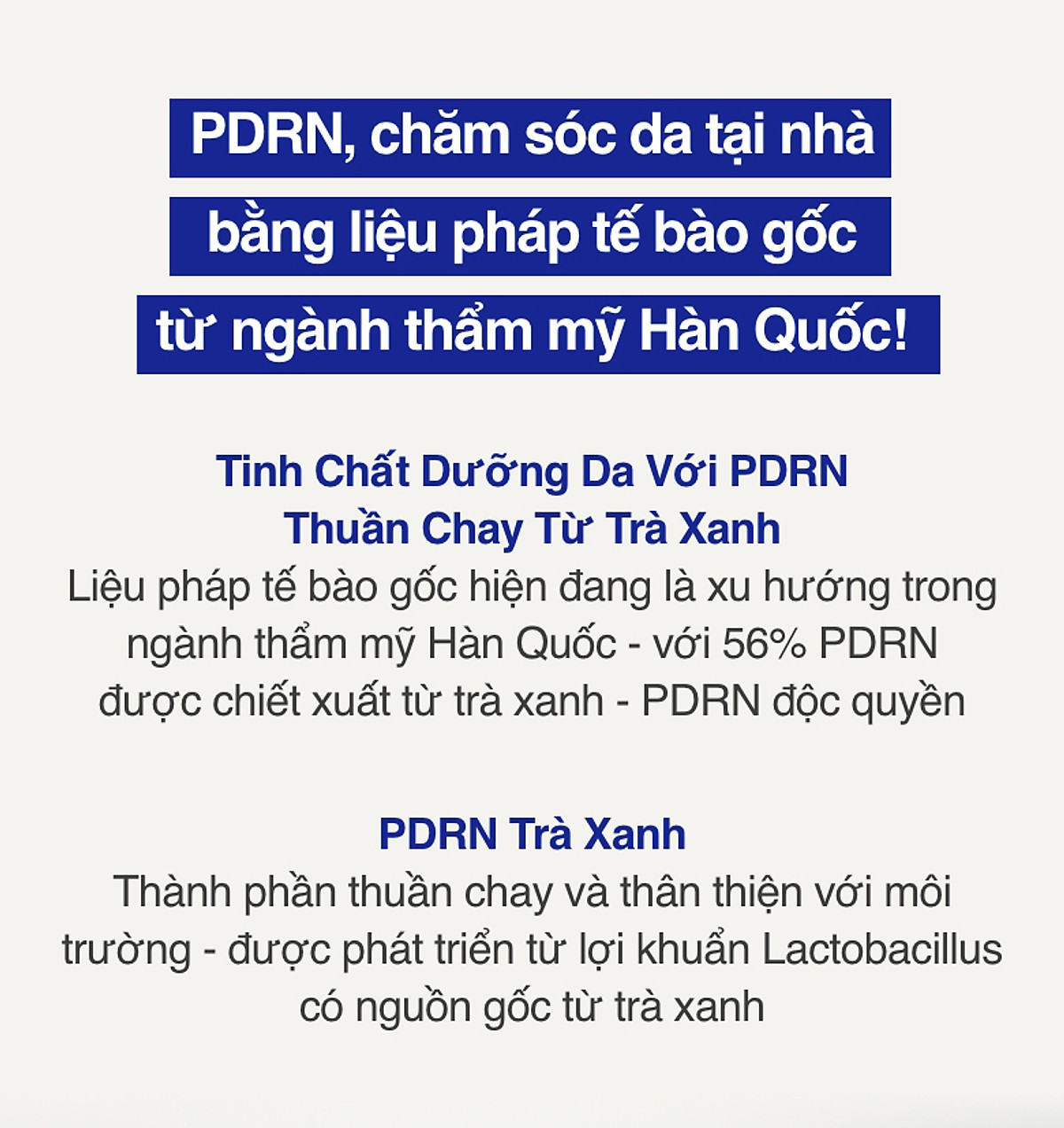 Serum Retinol PDRN tế bào gốc trà xanh cho da căng bóng đàn hồi 25ml