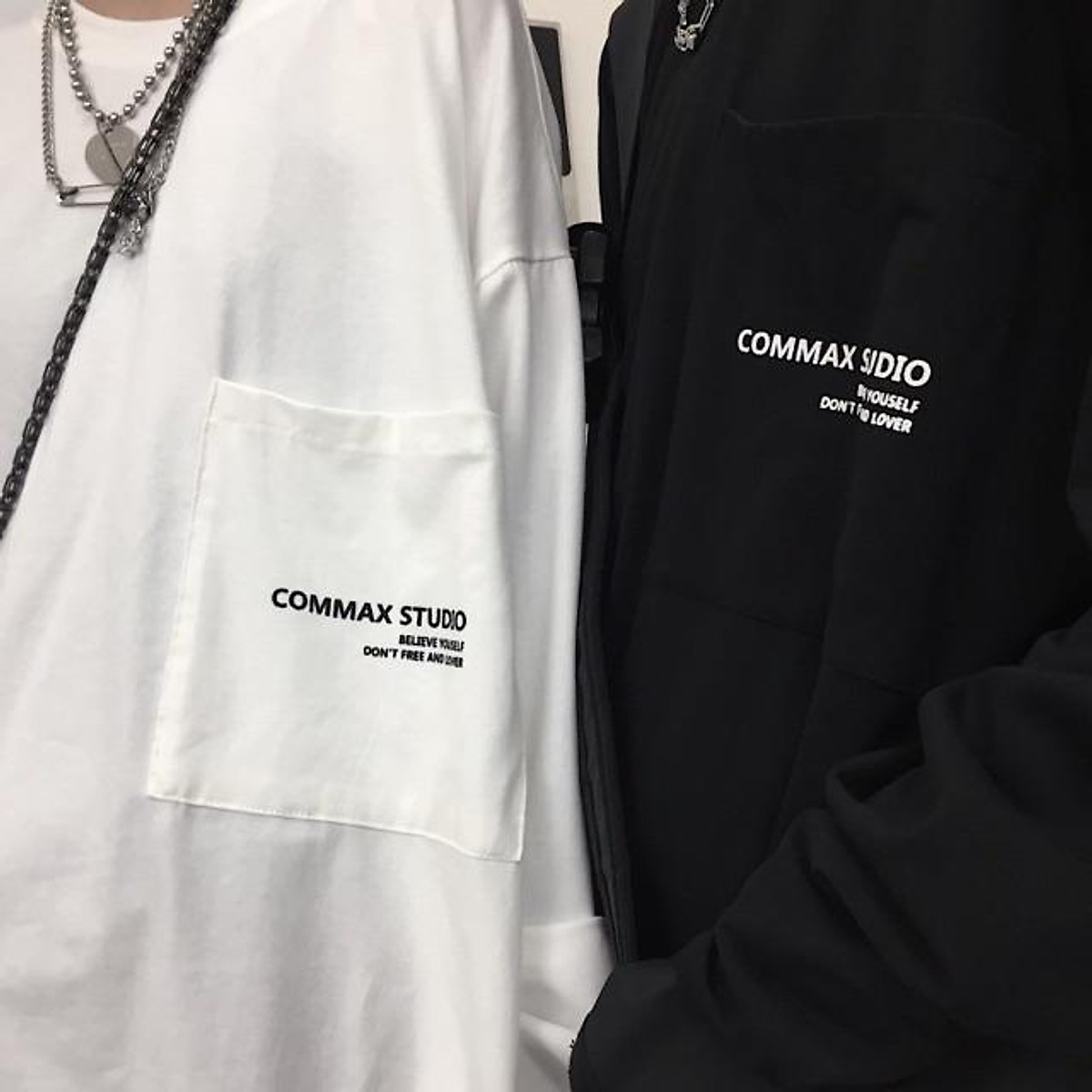 Áo Thun Tay Dài Thu Đông Unisex Nam Nữ Phong Cách Hàn Quốc Ulzzang COMMAX STUDIO