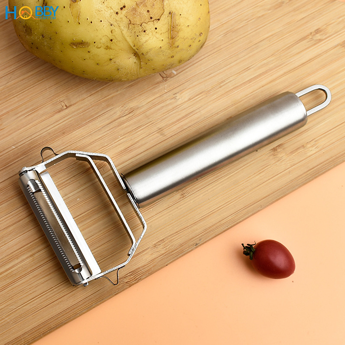 Dao gọt bào sợi rau củ đa năng inox 304 bền bỉ Hobby Home Decor DCDN