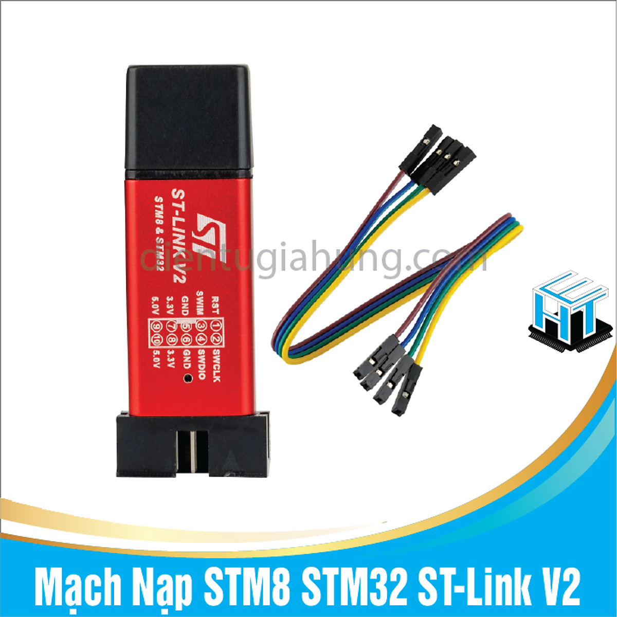 Mạch Nạp STM8 STM32 ST-Link V2 - Các Module Tích Hợp
