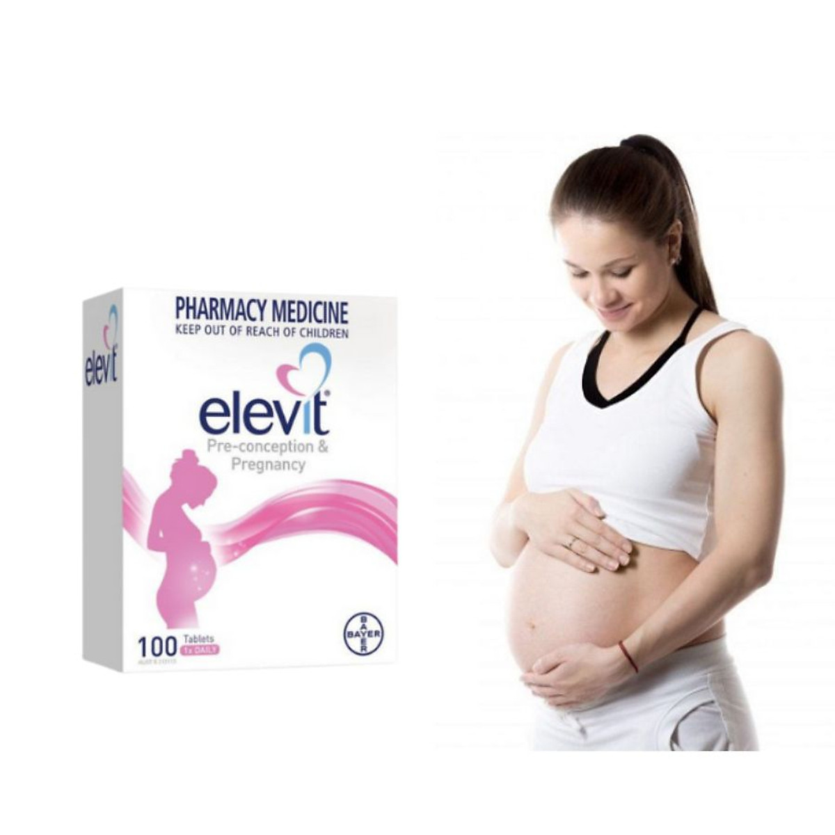 Vitamin bầu Elevit chính hãng Úc mẫu mới