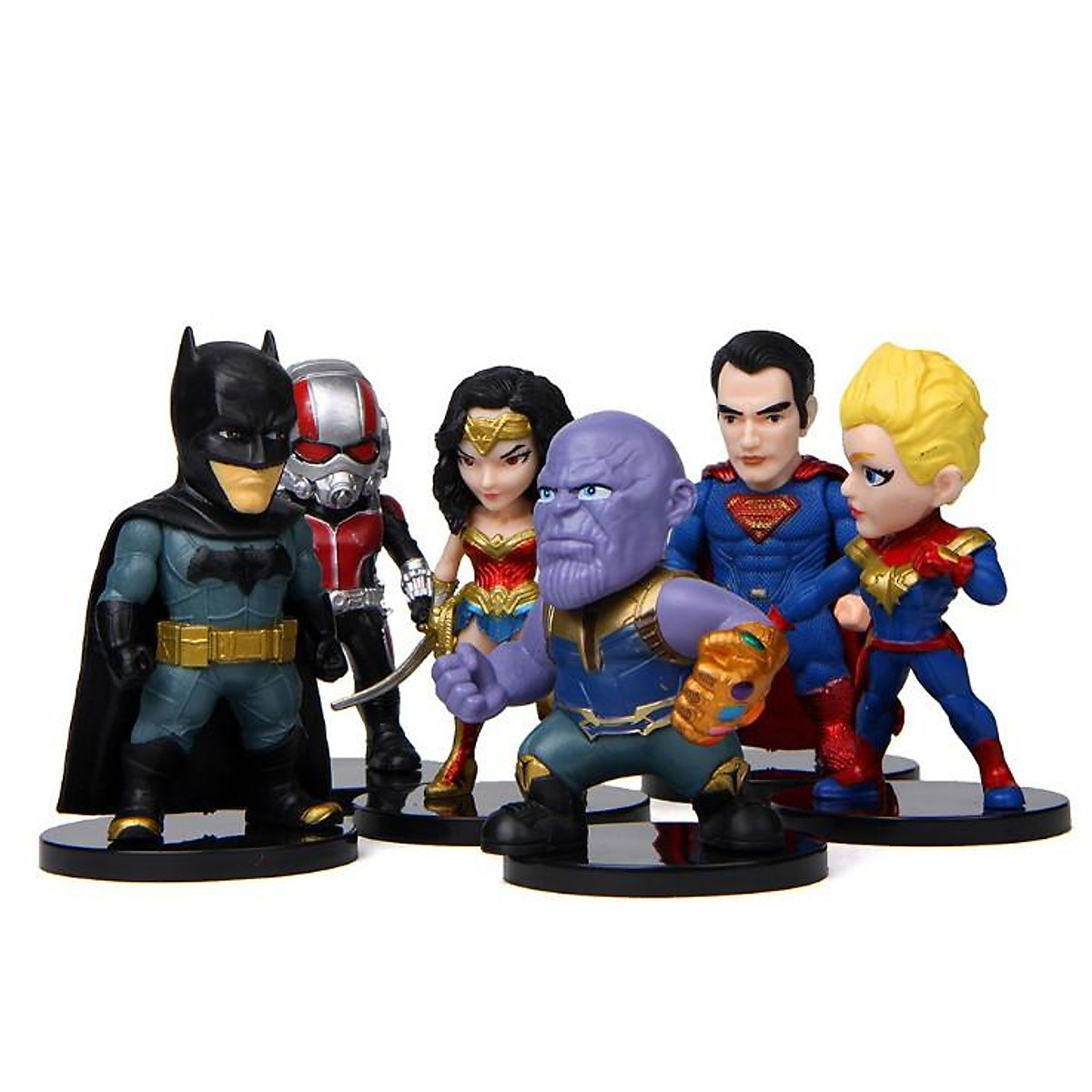 KHO-HN * Combo mô hình 06 nhân vật siêu anh hùng Batman, Superman ...