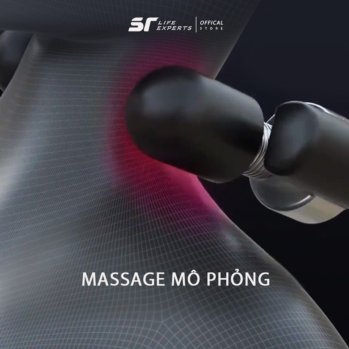 Gối Tựa Đầu Ô Tô Tích Hợp Massage 6 Chế Độ Cao Cấp, Gối Kê Cổ Cao Su Non , Chống Đau Mỏi Cổ Vai Cột Sống Lưng - Sairui
