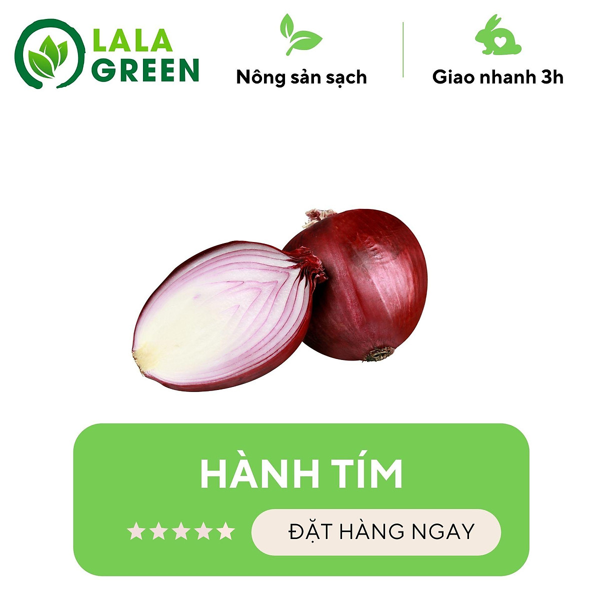 [Chỉ Giao Hcm] Hành Tím (Vietgap/Sạch) - 500G