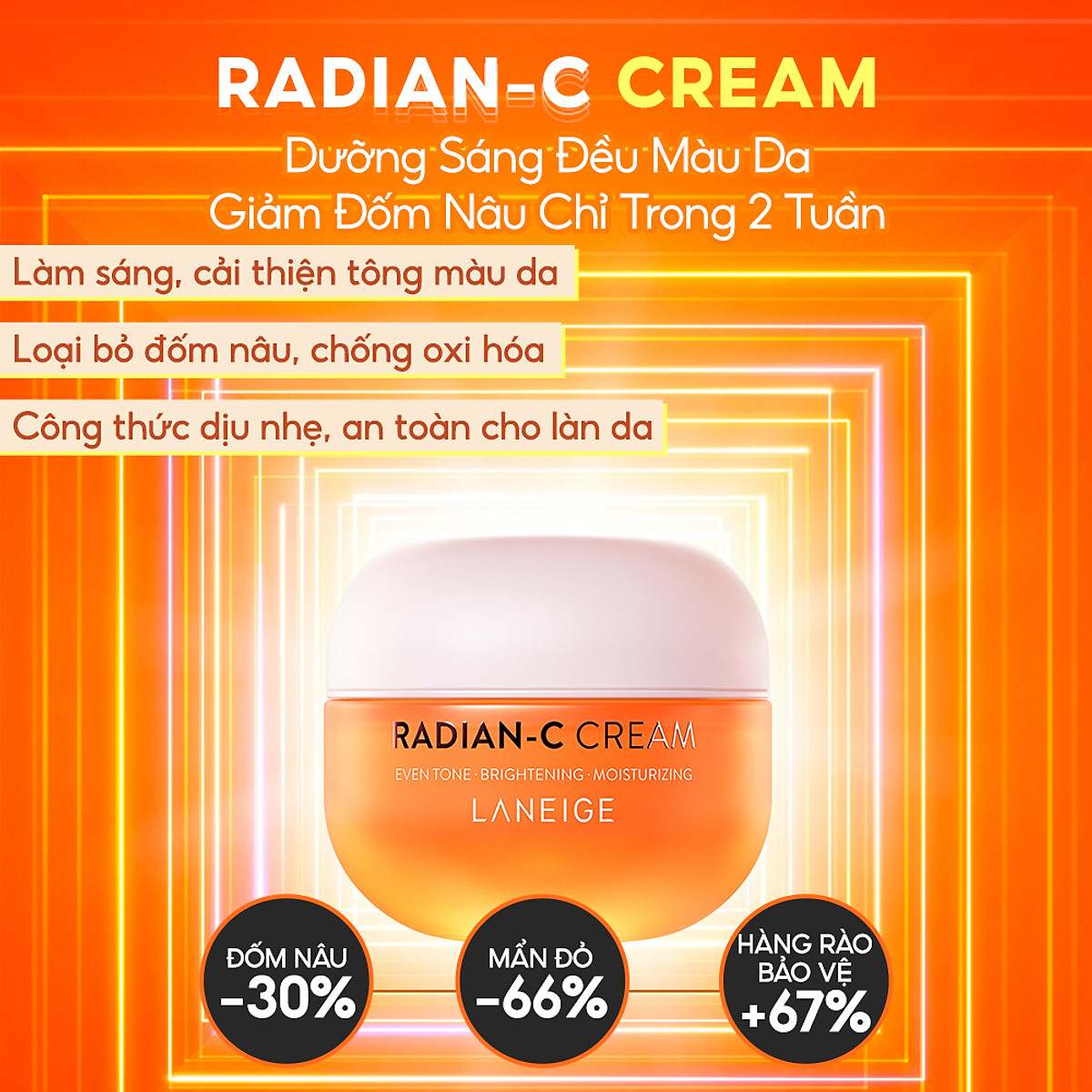Kem Dưỡng Sáng Da Laneige Radian-C Cream 50ml