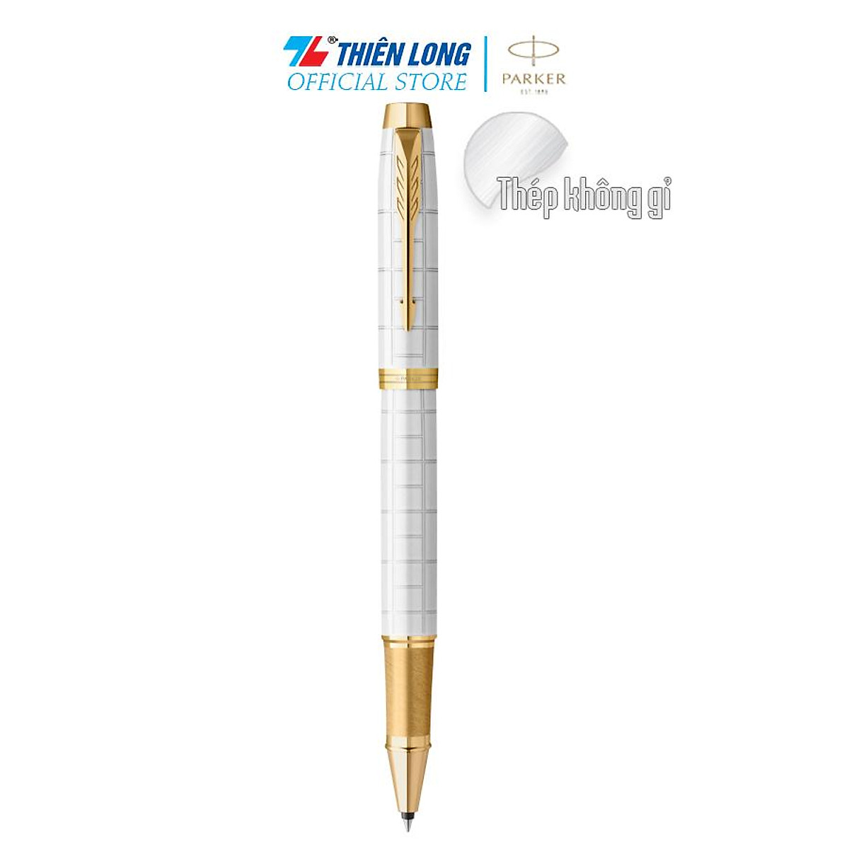 Bút lông bi cao cấp Parker IM PRM X-Pearl GT TB-2143464 - Thép không gỉ