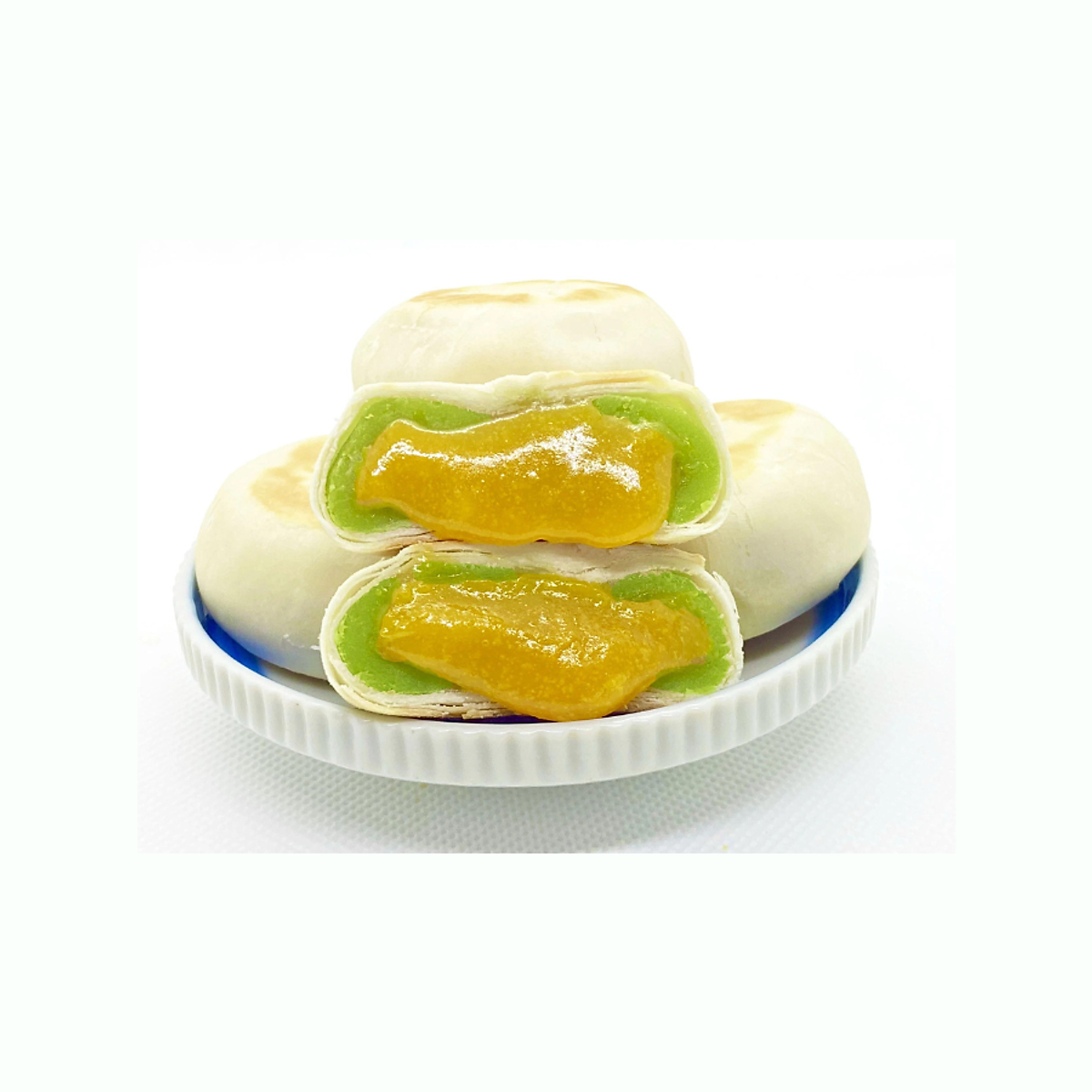 Bánh Pía Mini TLP | Vị Lá Dứa Sầu Riêng | Túi 100g 5 Bánh | Đặc Sản Sóc Trăng