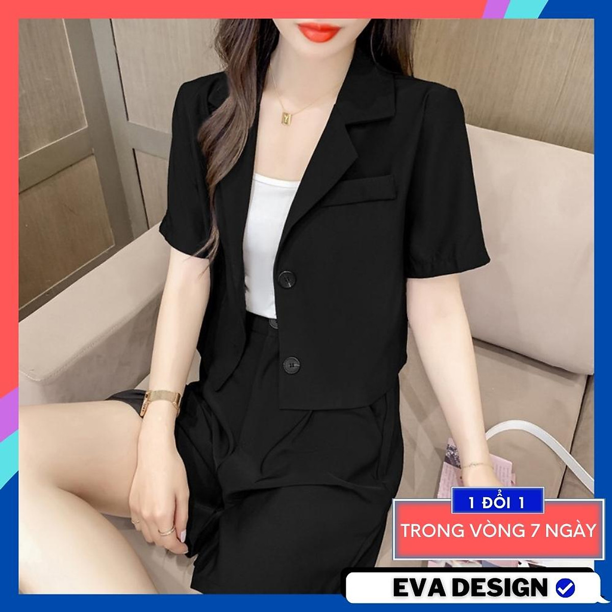 HCMÁo vest nữ cao cấp kèm quần ngắn và áo hai dây xịn sò set vest ba món   Lazadavn