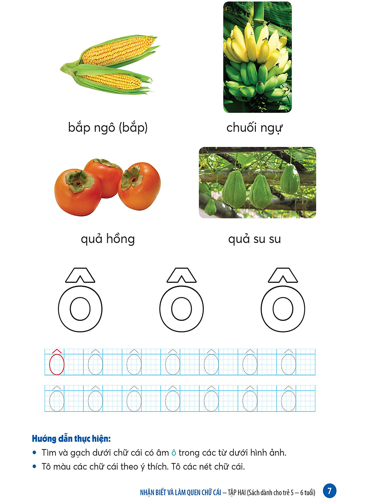 Sách – Nhận biết và làm quen chữ cái – Tập hai (Dành cho trẻ 5 – 6 tuổi) Tập 2