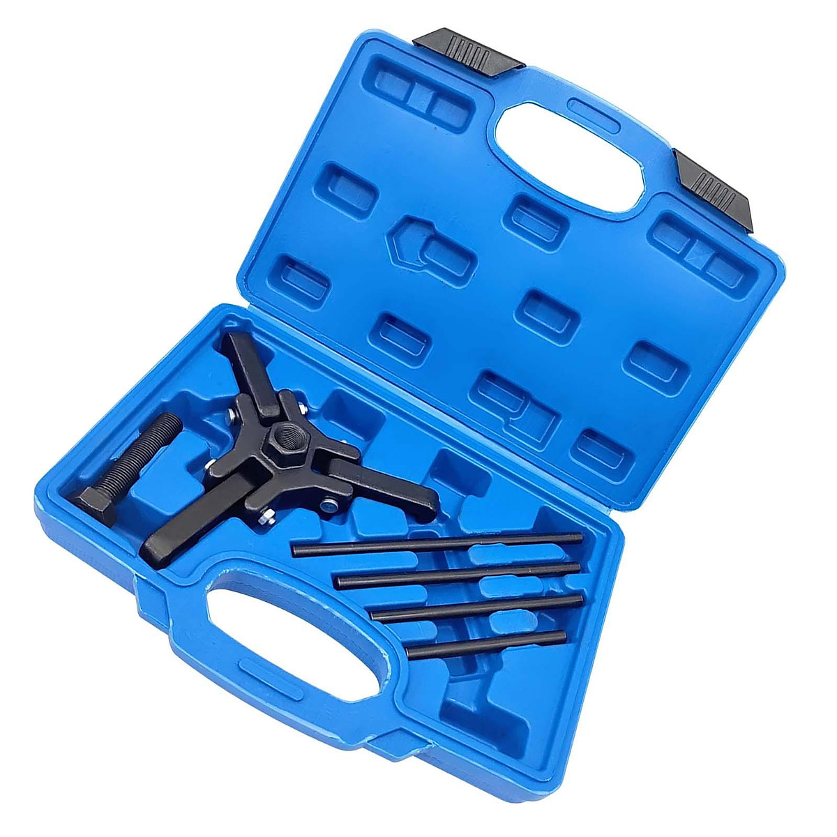 3 Jaw Adjustable Harmonic Balancer Puller Includes 4 Forcing Rods Accessory