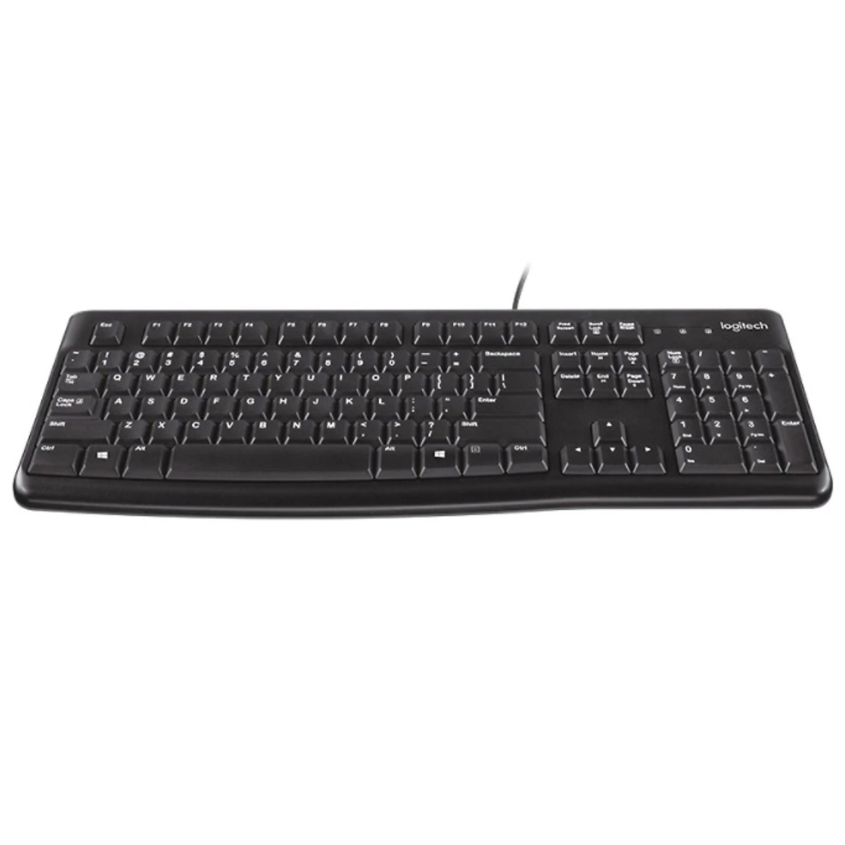 Combo chuột phím có dây Logitech MK120 - Hàng chính hãng