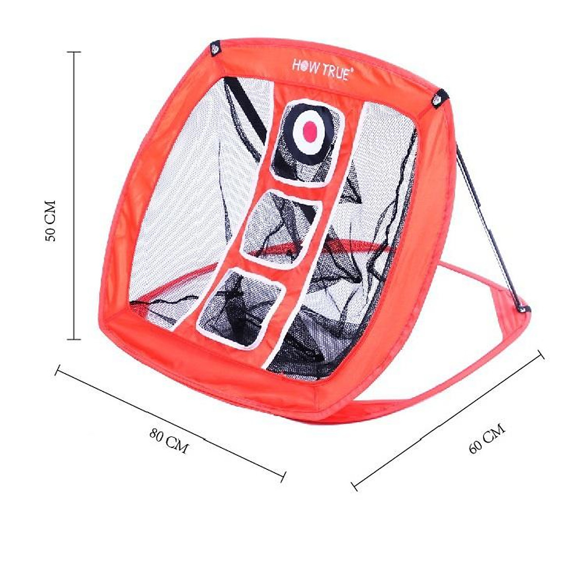 Lưới tập golf chip lưới tập Pitch và Lob di động 3 mục tiêu trong nhà